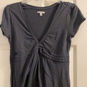American eagle v-neck pleated top